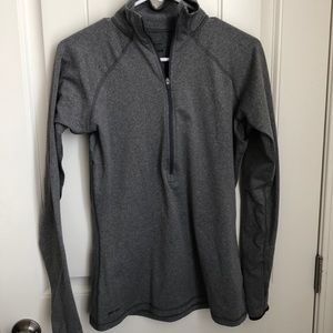 Nike pro hyper warm gray quarter zip jacket